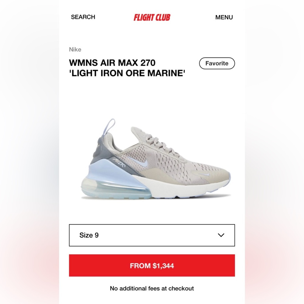 Nike WMNS Air Max 270 in Light Iron Ore and Marine Blue